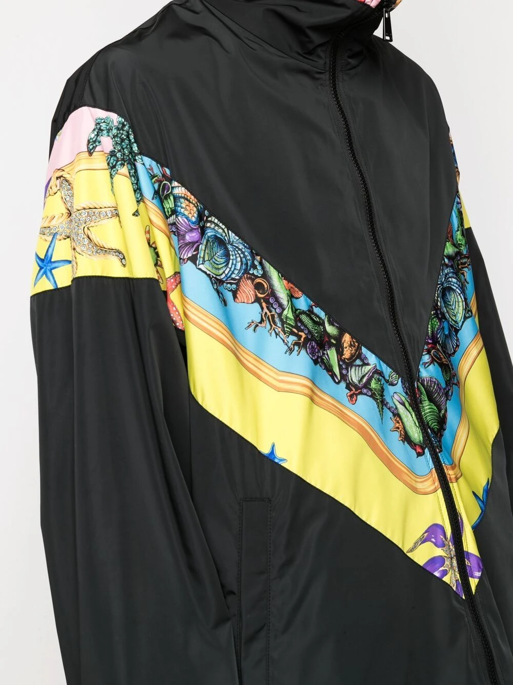 Versace Prix Aimable Veste de jogging à imprimé baroque vestes légères homme 7 Versace veste de jogging à imprimé baroque