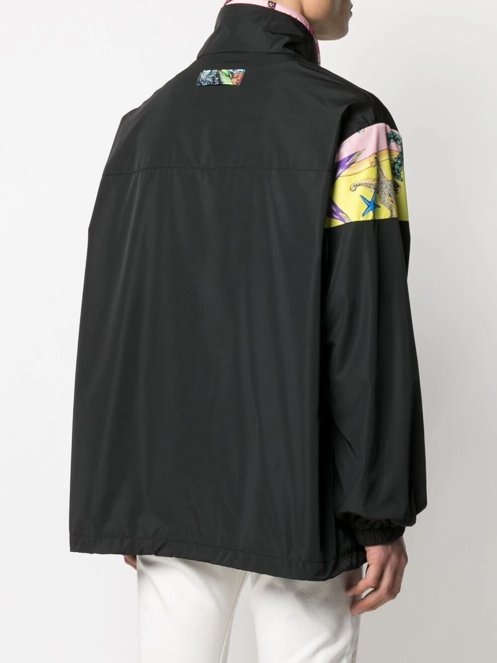 Versace Prix Aimable Veste de jogging à imprimé baroque vestes légères homme 6 Versace veste de jogging à imprimé baroque