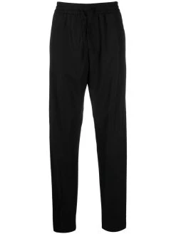 Versace pantalon de jogging à logo brodé