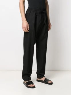 Versace pantalon de jogging à logo brodé