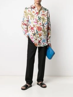 Versace pantalon de jogging à logo brodé