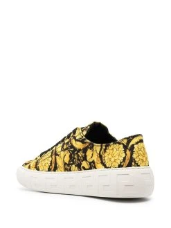 Versace Baskets à imprimé Greca Barocco Prix Sacrifiés baskets basses homme 8 Versace baskets à imprimé Greca Barocco