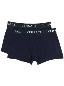 Versace lot de deux boxers à taille à logo