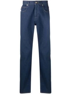 Versace jean droit à patch logo