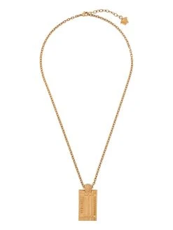 Versace collier Ă pendentif logo