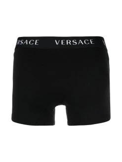 Versace lot de trois boxers à ceinture à logo