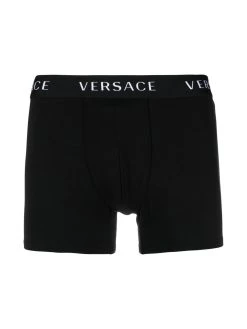 Versace lot de trois boxers à ceinture à logo