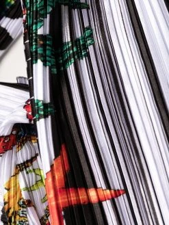 Versace pantalon évasé à imprimé graphique