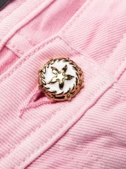 Versace jean slim à taille mi-haute