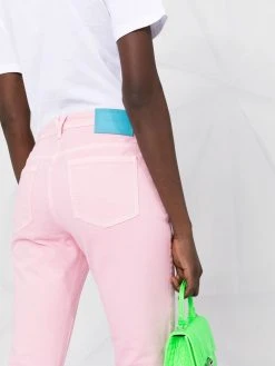 Versace jean slim à taille mi-haute