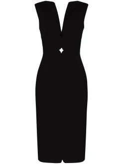 Versace robe sans manches à découpes