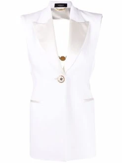 Versace blazer à simple boutonnage