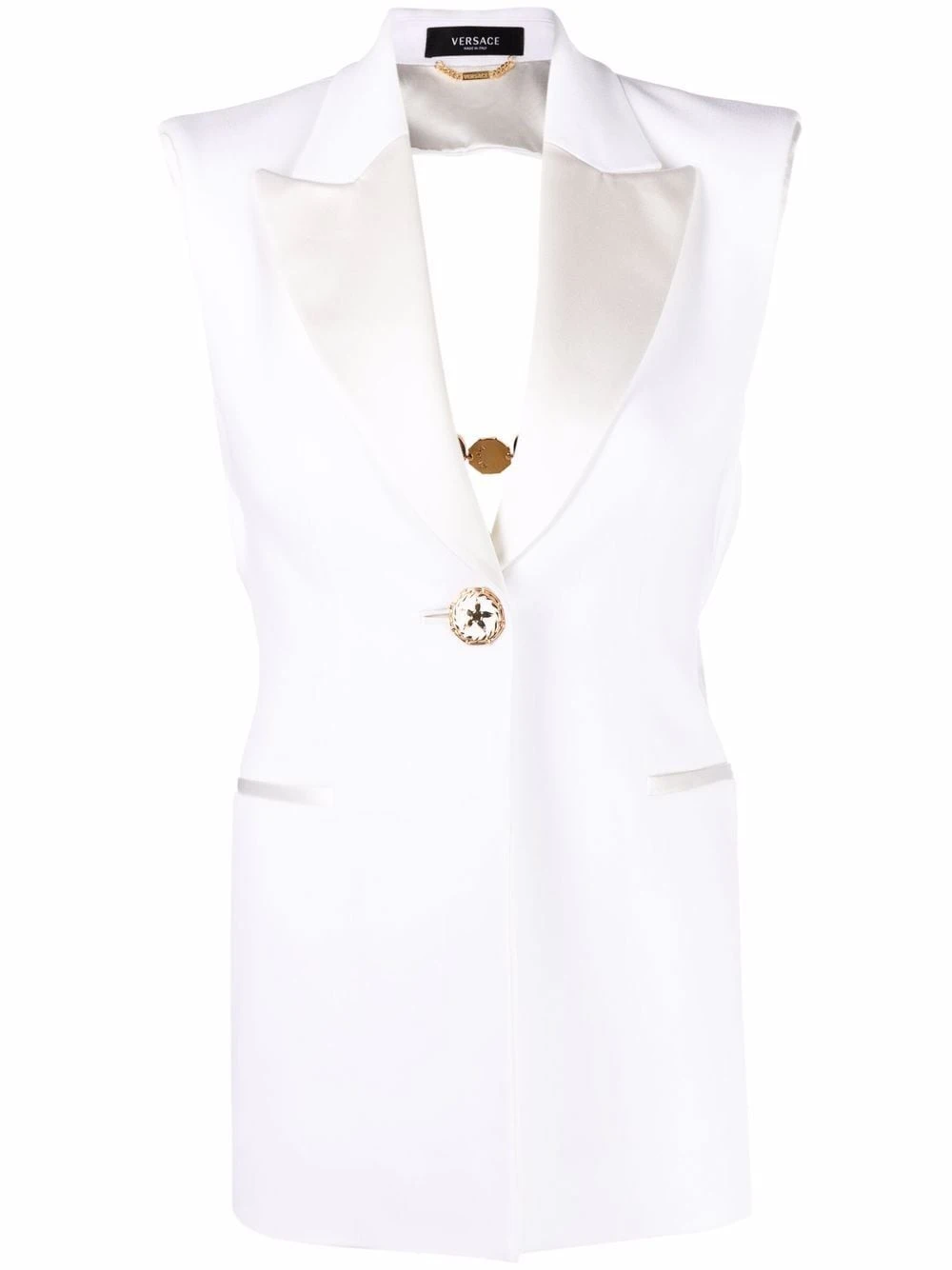 Meilleur Prix Garanti Versace Blazer à simple boutonnage blazers femme 3 Versace blazer à simple boutonnage