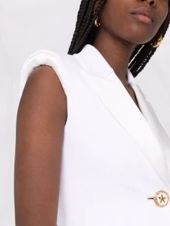 Meilleur Prix Garanti Versace Blazer à simple boutonnage blazers femme 10 Versace blazer à simple boutonnage