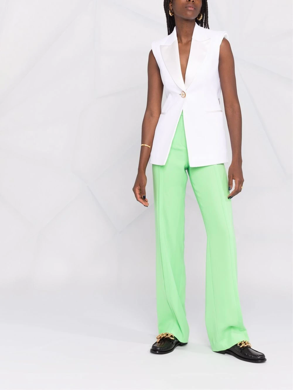 Meilleur Prix Garanti Versace Blazer à simple boutonnage blazers femme 6 Versace blazer à simple boutonnage