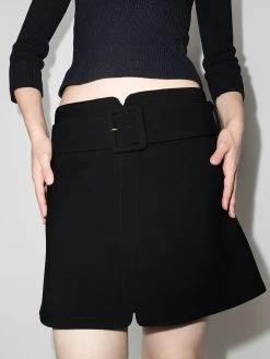 Versace minijupe à taille ceinturée