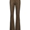 Versace pantalon La Greca évasé en jacquard