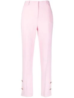 Versace pantalon skinny à boutons décoratifs