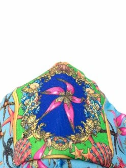 Versace Prix Bradés Masque à imprimé graphique masques femme 7 Versace masque à imprimé graphique