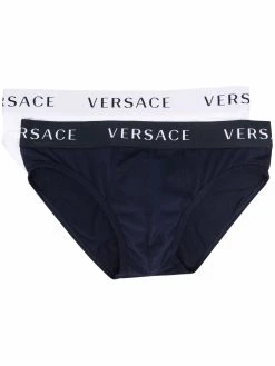 Versace lot de deux slips à logo