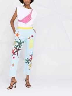 Versace pantalon de jogging à motif Trésor de la Mer