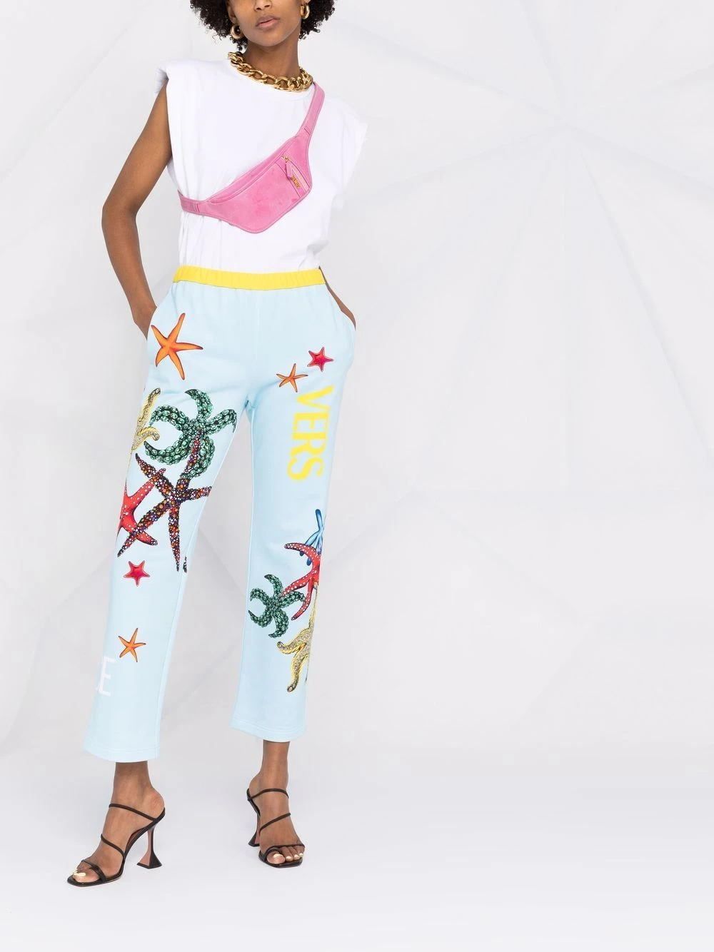 Prix De Rêve Versace Pantalon de jogging à motif Trésor de la Mer pantalons de survêtement femme 4 Versace pantalon de jogging à motif Trésor de la Mer