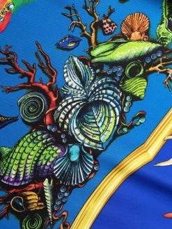 Versace robe-chemise à imprimé Trésor De La Mer