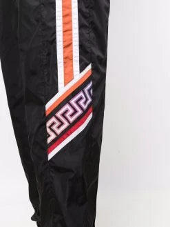 Versace pantalon de jogging à empiècements contrastants