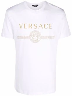 Versace t-shirt à logo imprimé