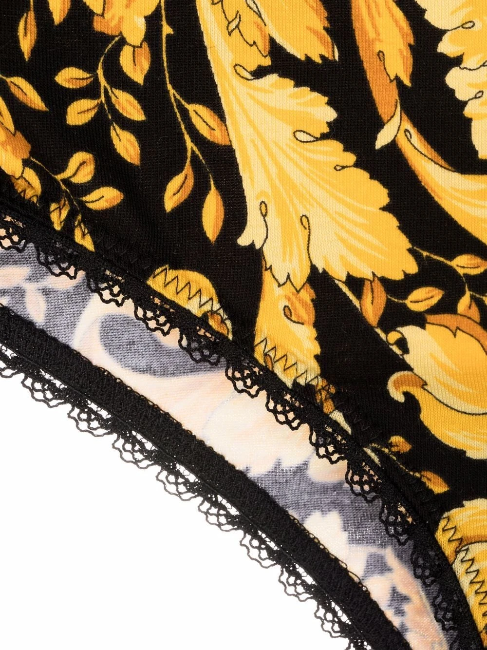 Prix Dynamité Versace Culotte à motif Barocco culottes & strings femme 5 Versace culotte à motif Barocco