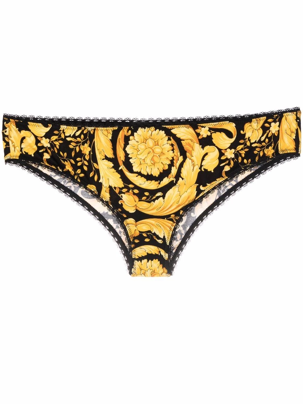 Prix Dynamité Versace Culotte à motif Barocco culottes & strings femme 3 Versace culotte à motif Barocco