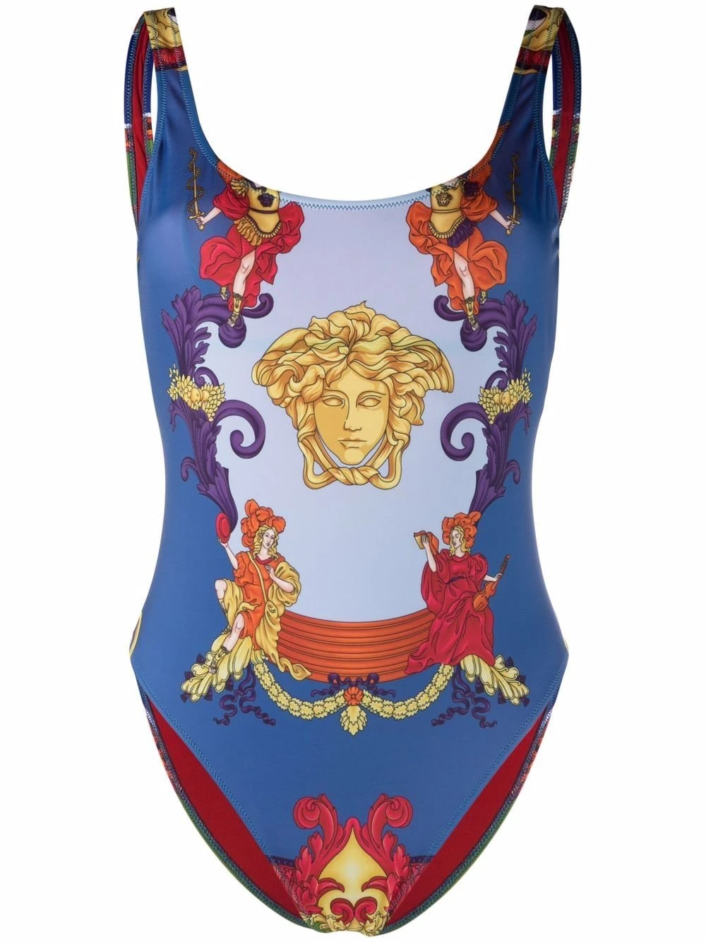 Meilleure qualité Versace Maillot de bain à imprimé Medusa Renaissance maillots de bain femme 3 Versace maillot de bain à imprimé Medusa Renaissance