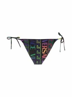 Versace Haute Qualité Bas de bikini à imprimé Greca bikinis femme 6 Versace bas de bikini à imprimé Greca