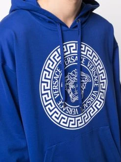 Garantie De Qualité 100% Versace Hoodie Medusa à logo imprimé hoodies homme 11 Versace hoodie Medusa à logo imprimé