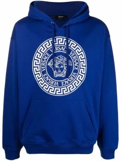 Versace hoodie Medusa à logo imprimé