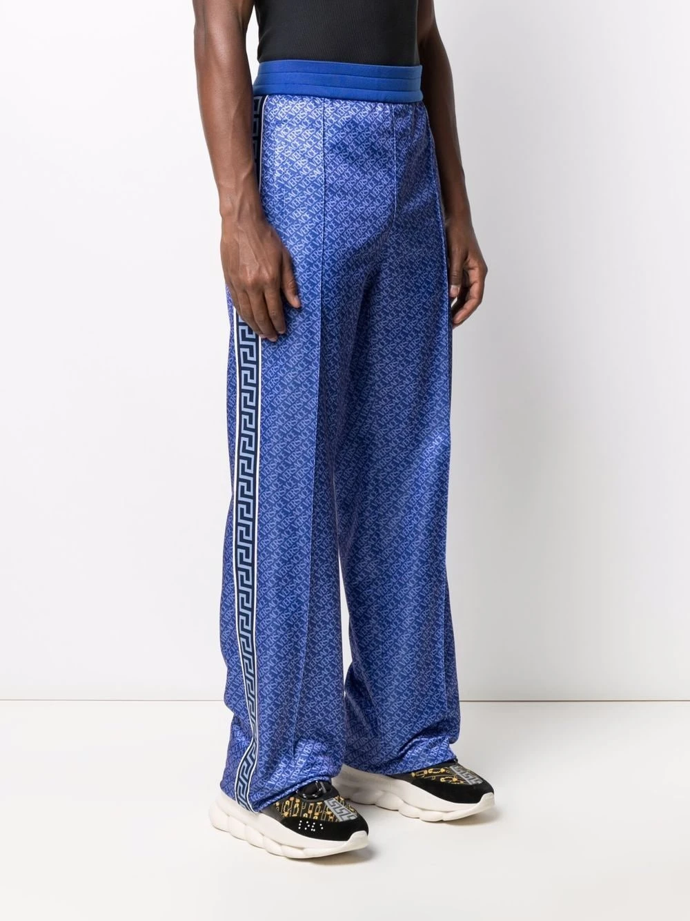 Versace Pantalon de jogging à logo imprimé Prix De Rêve pantalons de survêtement homme 5 Versace pantalon de jogging à logo imprimé