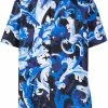 Versace chemise en popeline à imprimé Baroccoflage