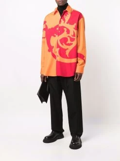 Versace chemise oversize en popeline