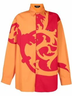 Versace chemise oversize en popeline