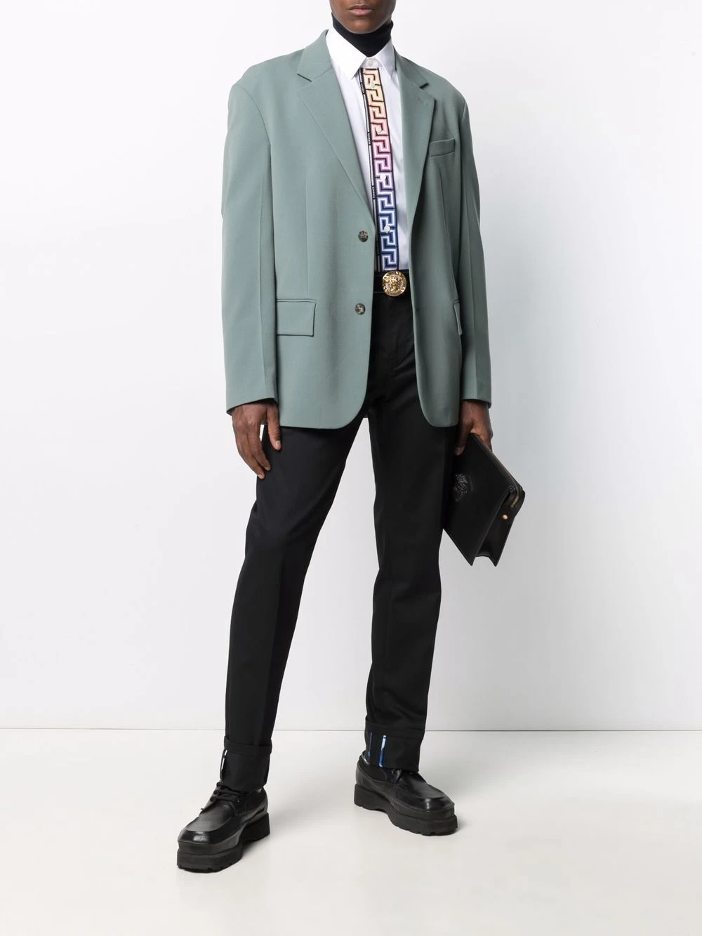 Produit de première qualité Versace Pantalon chino à motif Medusa homme 4 Versace pantalon chino à motif Medusa