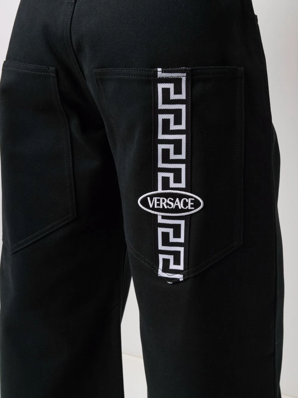 Versace Pantalon oversize à logo Greca Qualité Excellente pantalons amples homme 7 Versace pantalon oversize à logo Greca