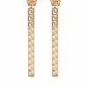 Versace boucles d'oreilles pendantes Greca