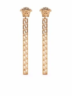 Versace boucles d'oreilles pendantes Greca
