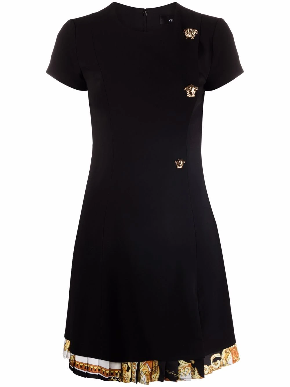 Versace Robe courte à détails imprimés Bonne Qualité robes de jour femme 3 Versace robe courte à détails imprimés