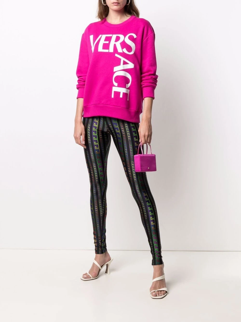 Versace Sweat à logo Greca Prix Préférentiel sweats femme 4 Versace sweat à logo Greca