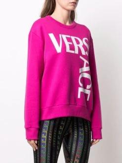 Versace Sweat à logo Greca Prix Préférentiel sweats femme 9 Versace sweat à logo Greca