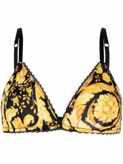 Versace soutien-gorge triangle à imprimé baroque