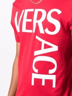 Versace t-shirt ajusté à logo imprimé