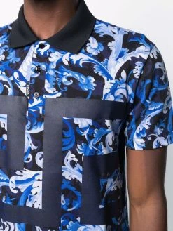 Versace polo à imprimé Baroccoflage