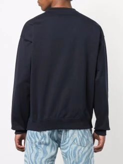 Versace sweat à détail de foulard